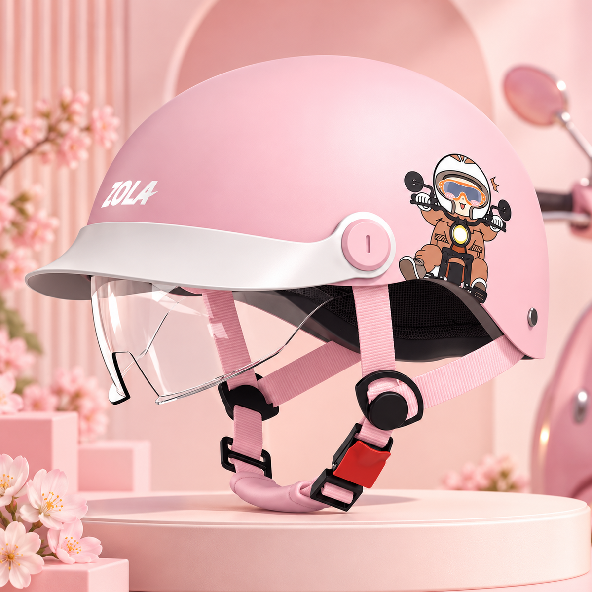Scootie™ Stylish Scooter Helmet 🎀 | Ride Cute , Ride Confident